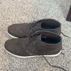 Bass Dark Brown Men's Chukka Boots with White Sole